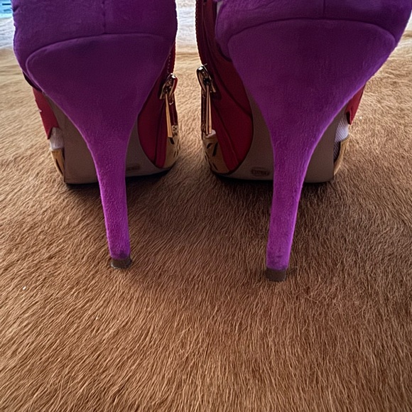 Jessica Simpson Mesh Peep Toe Bootie Size 8 - Picture 8 of 8